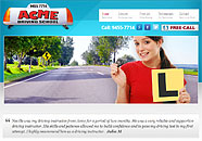 Acme Driving School Small Business website