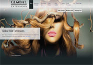 Global Hair Extensions Small Business website