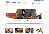 Paramaount Legal Small Business website